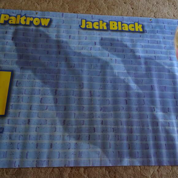 SHALLOW HAL - MOVIE BANNER WITH JACK BLACK AND GWYNETH PALTROW - OVERSIZED VINYL - Picture 3 of 9